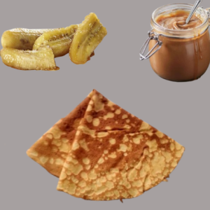Crêpe Banane - Caramel beurre salé maison