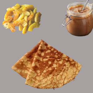 Crêpe Pomme - Caramel beurre salé maison